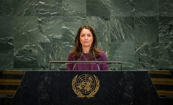 ‘Do not submit to a world ruled by brute force,’ Denmark urges world leaders at UN